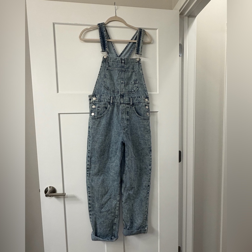 New We The Free Ziggy Denim Overalls in color Blue Moon - Picture 4 of 8